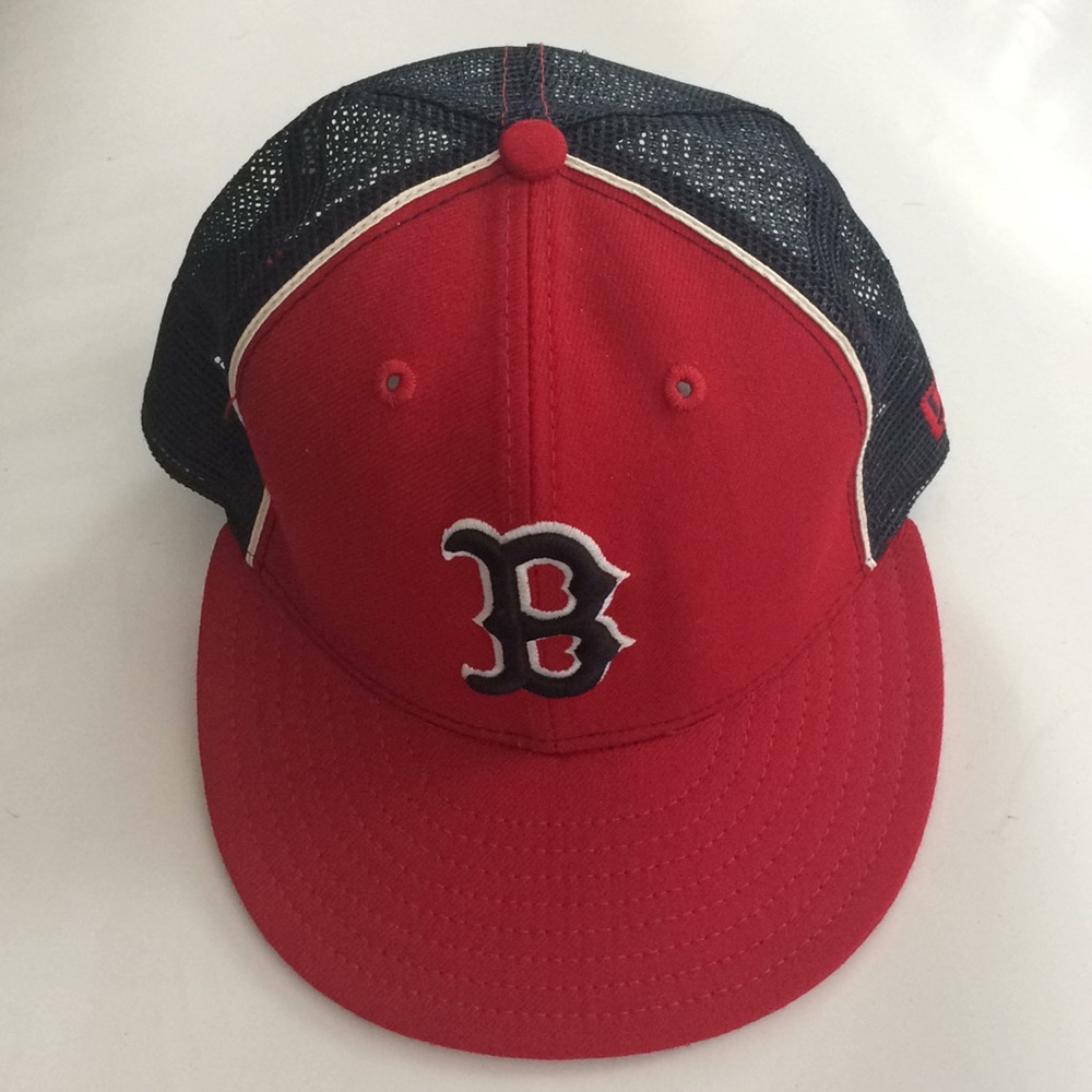 Boston red sox mesh baseball hat